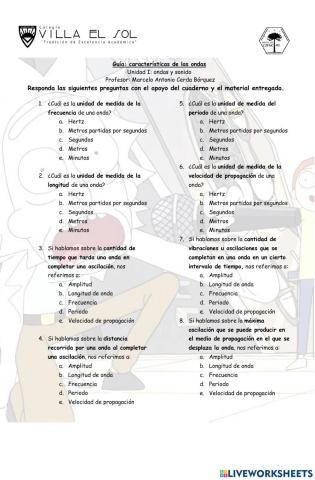 Características de las ondas