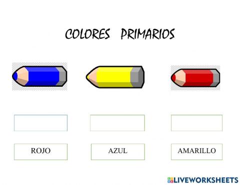 Colores primarios