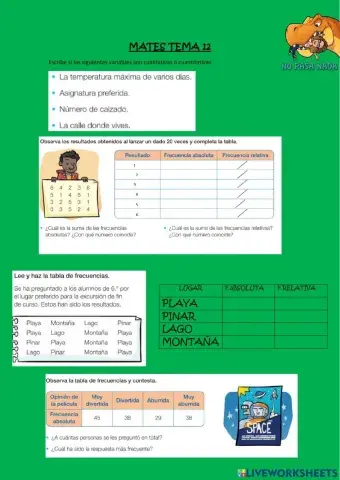 Variables estadística