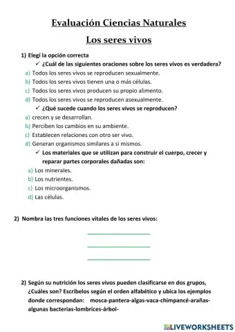 Evaluación de Ciencias Naturales-6°-cap 1