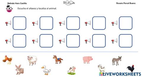 Vocabulario: animales de granja