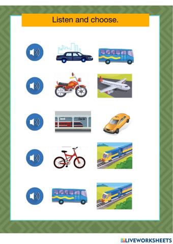 Means of transportation 2