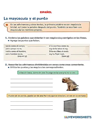 Mayúsculas