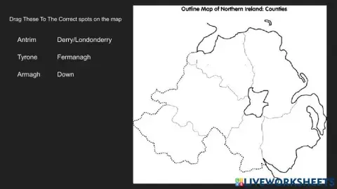 Northern Ireland Map