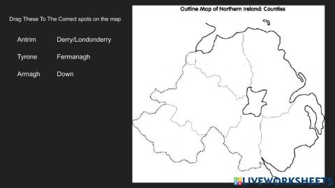 Northern Ireland Map