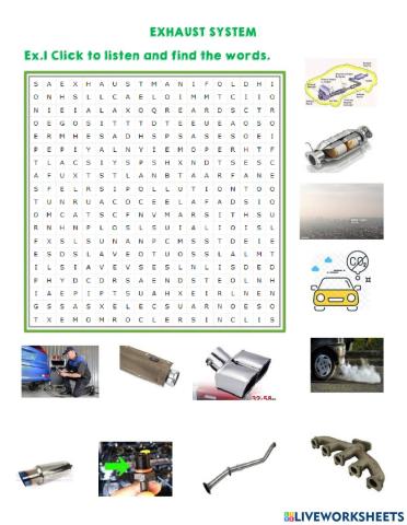Exhaus System Vocabulary