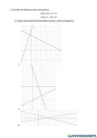 Systems of Equations and Inequalities