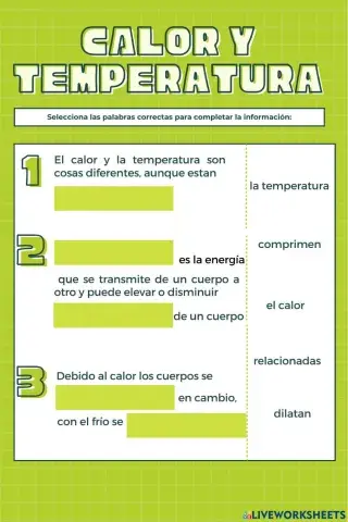 Calor y temperatura