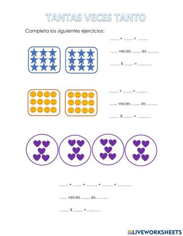 Tantas veces tanto