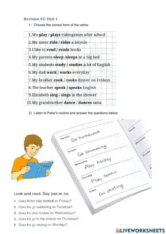 Revision Unit 1 - Go getter 2