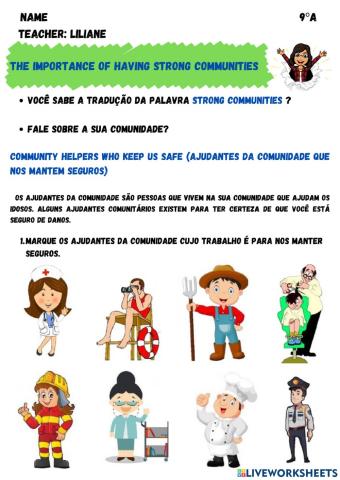 The importance of having strong communities