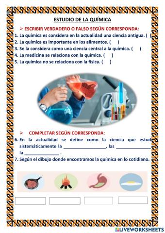Estudio de la química