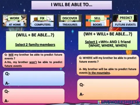 What will happen? I will be able to...