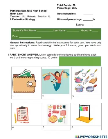 II 9TH EVALUATION STRATEGY. 