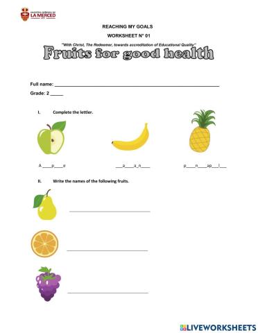 Fruits for good health