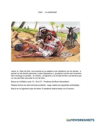 Valor : La solidaridad