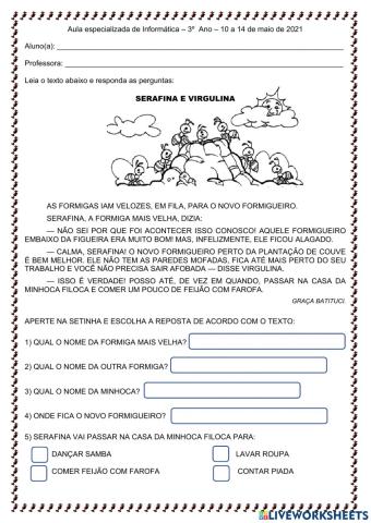 Interpretação de Texto