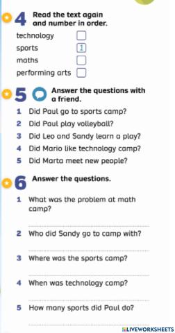 Reading Comprehension