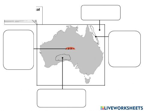 Australia's Physical Features Assignment