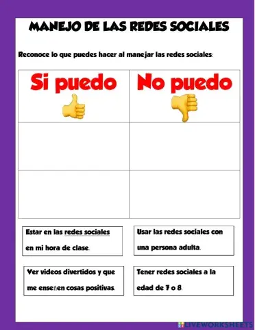 Manejo de las redes sociales