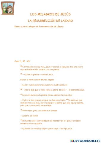 La resurreción de Lázaro