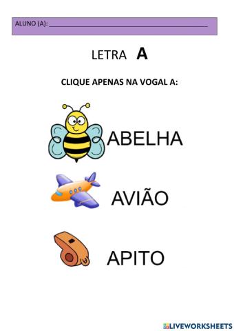 Letra A