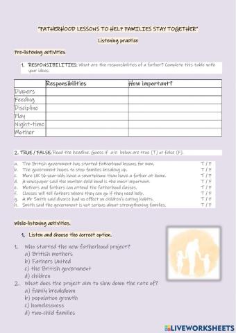 Fatherhood-stereotypes- LISTENING