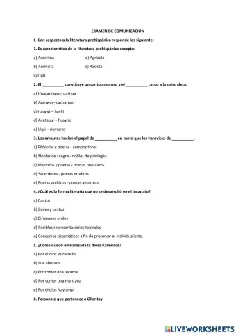 Literatura prehispánica