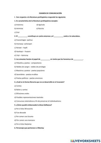 Literatura prehispánica