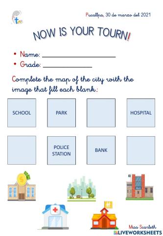 Vocabulary worksheet