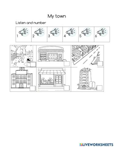 My town-Listening task