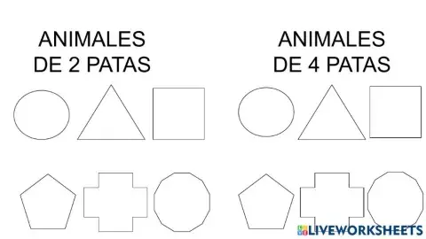 Animales bípedos y cuadrúpedos