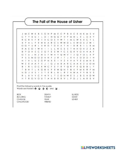 The fall of the house of usher
