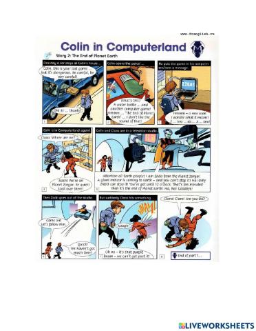 Colin in Computerland: The end of planet Earth