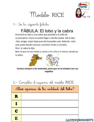 Modelo rice 2