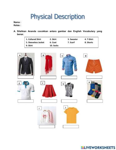 Physical Description (SMP kelas VII)