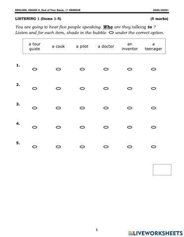 Listening 1 Nady Muhammad