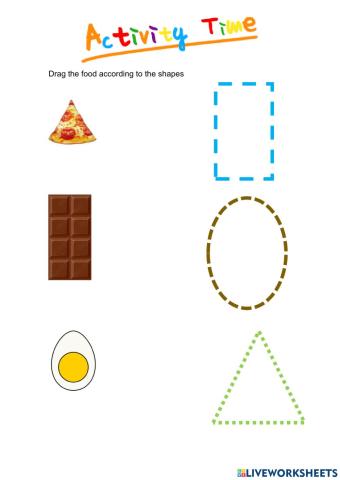 Food and shapes