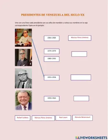 Presidentes de Venezuela del siglo XX