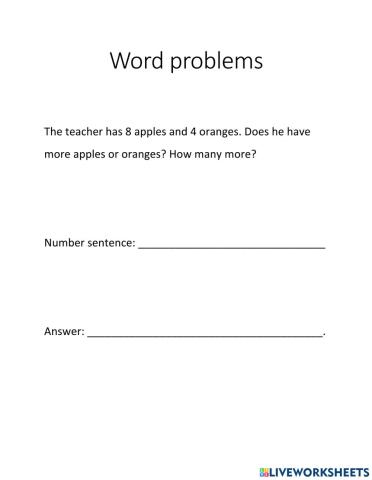 Word Problems - 17