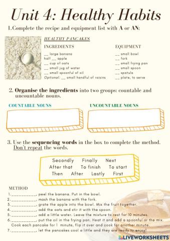 Healthy Habits: Recipe