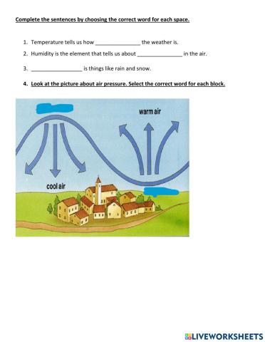 MA and HA elements of weather
