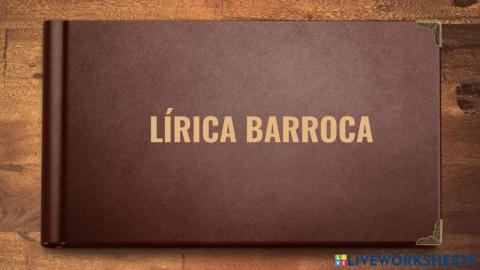 Lírica barroca