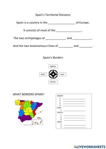Spain’s Territorial Organization