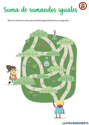 Sumo sumandos iguales