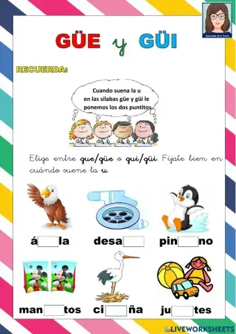 LENGUA 1º Güe, güi.