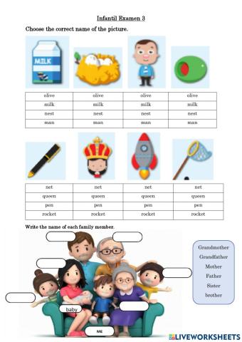 Phonics Infantil examen 3