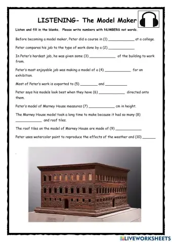 Model Maker FCE Listening