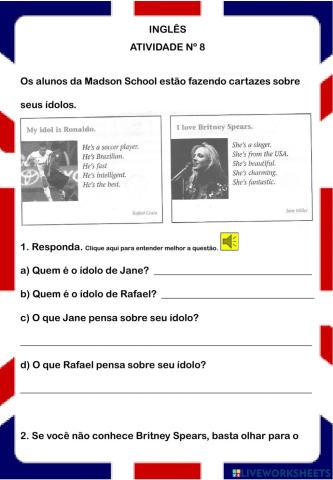 6º ano - 7º ano - Atividade nº 8