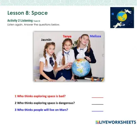 Access 8 - T3 - U8 - L8 - Act 2